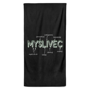 Osuška Myslivec – vlastnosti (Velikost osušky: 100x170cm)