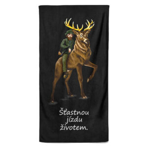 Osuška Myslivecká jízda (Velikost osušky: 100x170cm)