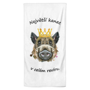 Osuška Největší kanec (Velikost osušky: 100x170cm)