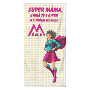 Osuška Supermáma (Barva vlasů: Černá