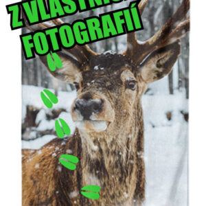 Osuška z vlastních fotografií a textů pro myslivce