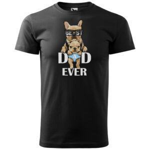 Pánské tričko Best dad ever (Velikost: 4XL