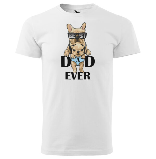 Pánské tričko Best dad ever (Velikost: 5XL
