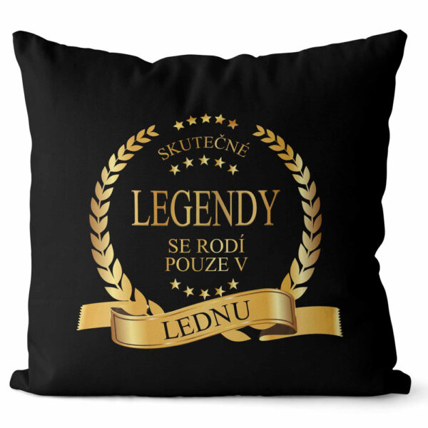 Polštář Skutečné legendy – měsíce (Velikost: 40 x 40 cm