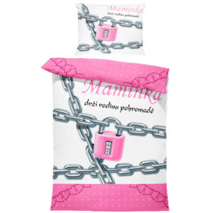 Povlečení Maminka drží rodinu pohromadě (Rozměr : 1x150/200 + 1x60/50)