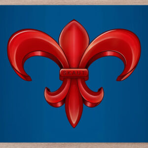 Prostírání Skaut – red