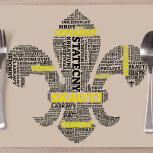 Prostírání Skauti – vlastnosti