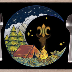 Prostírání Skautský měsíc