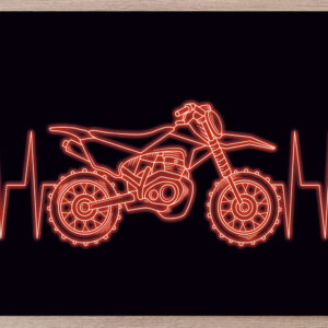 Prostírání Srdeční puls motocross