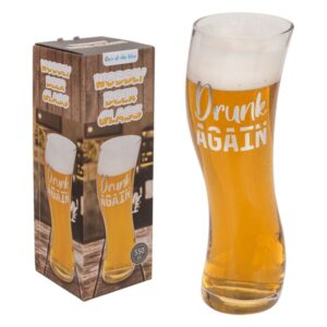 Sklenice na pivo Drunk Again