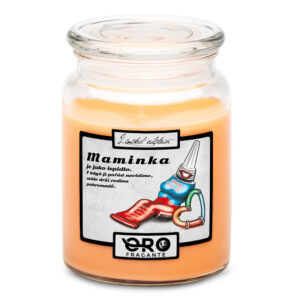 Svíčka Maminka jako lepidlo (Vůně svíčky: Tropické ovoce)