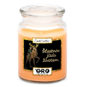 Svíčka Myslivecká jízda (Vůně svíčky: Tropické ovoce)