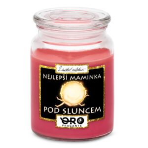 Svíčka Nejlepší maminka pod sluncem (Vůně svíčky: Višně v čokoládě)