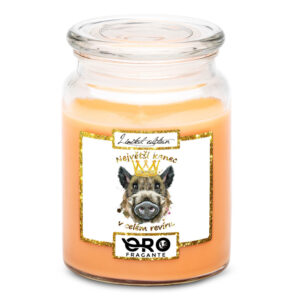 Svíčka Největší kanec (Vůně svíčky: Tropické ovoce)