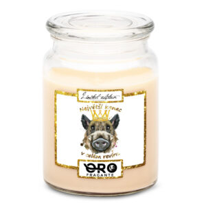 Svíčka Největší kanec (Vůně svíčky: Vanilka)