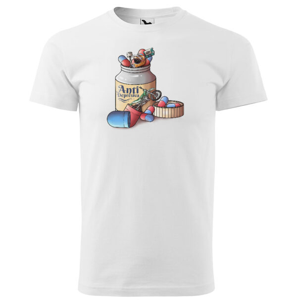 Tričko Antidepresiva – motocross (Velikost: 4XL