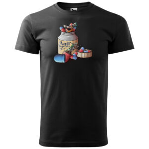 Tričko Antidepresiva – motocross (Velikost: 5XL