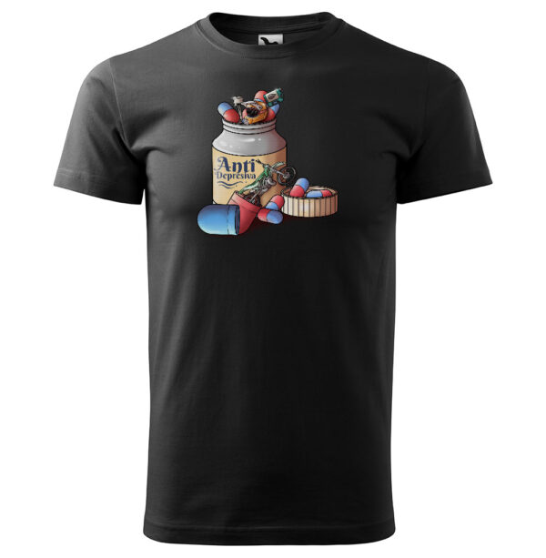 Tričko Antidepresiva – motocross (Velikost: 5XL