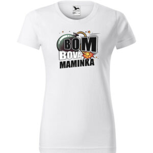 Tričko Bombová maminka (Velikost: 2XL