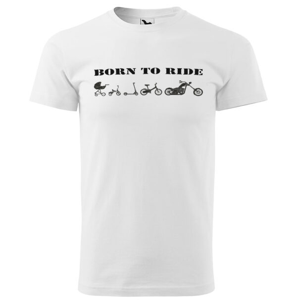 Tričko Born to ride chopper (Velikost: 2XL