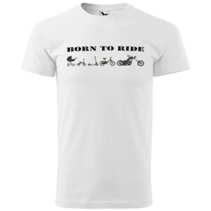 Tričko Born to ride chopper (Velikost: XL
