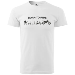 Tričko Born to ride motocross (Velikost: 2XL