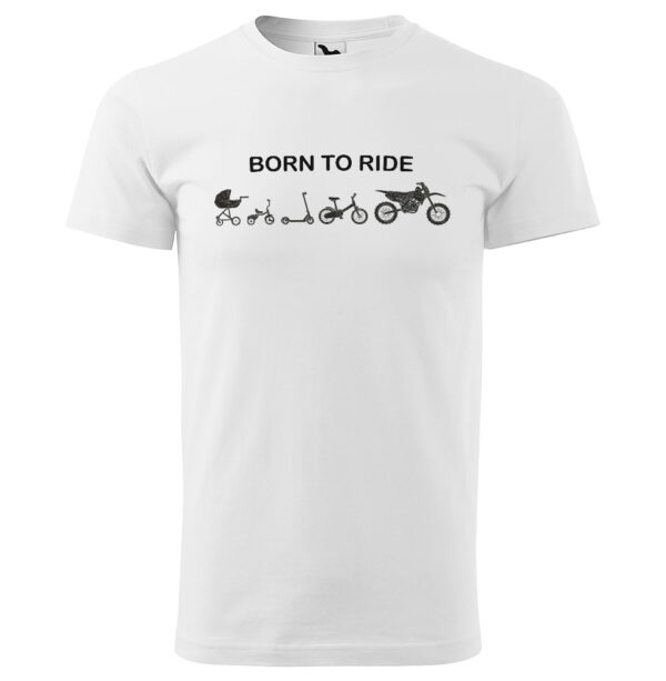 Tričko Born to ride motocross (Velikost: 2XL
