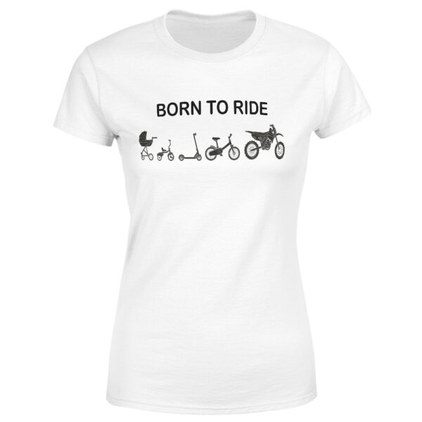 Tričko Born to ride motocross (Velikost: M
