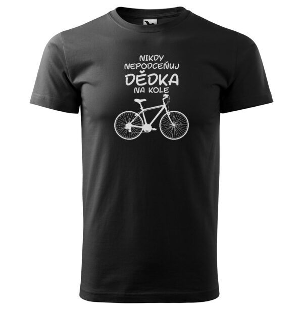 Tričko Dědek na kole – pánské (Velikost: XL