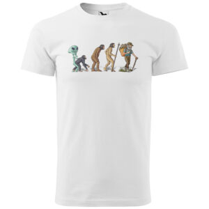Tričko Evoluce houbaře (Velikost: 5XL