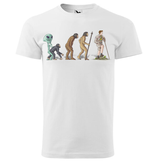 Tričko Evoluce skauta (Velikost: 4XL