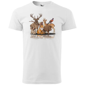 Tričko Forest friends (Velikost: 4XL