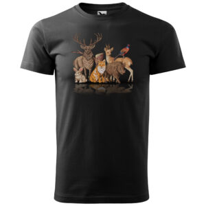Tričko Forest friends (Velikost: 5XL