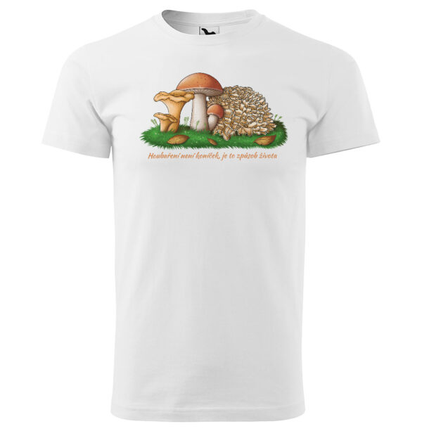 Tričko Houbaření – život (Velikost: XL