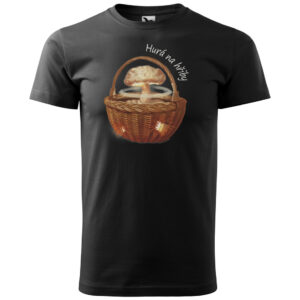 Tričko Hurá na hřiby (Velikost: 4XL