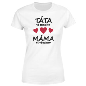 Tričko Máma ví všechno (Velikost: XS