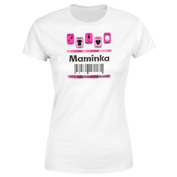 Tričko Maminka 100% (Velikost: XS