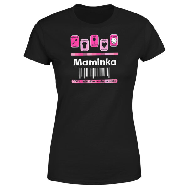 Tričko Maminka 100% (Velikost: XS
