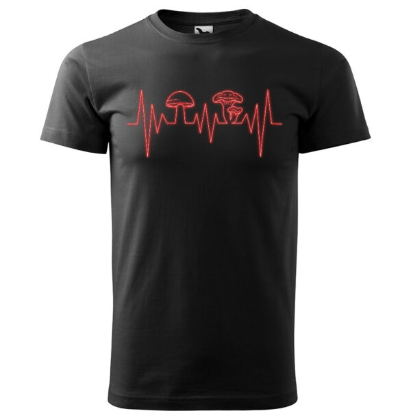 Tričko Mushroom heartbeat (Velikost: XL