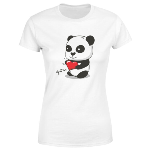 Tričko Panda love – dámské (Velikost: 2XL