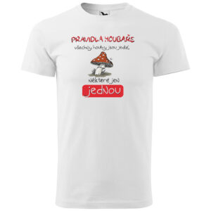 Tričko Pravidla houbaře (Velikost: XL