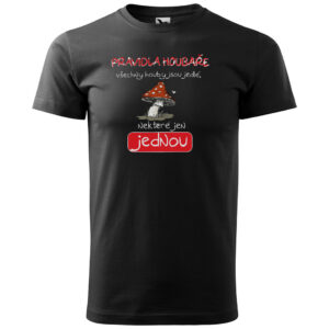 Tričko Pravidla houbaře (Velikost: XL