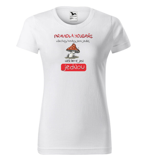 Tričko Pravidla houbaře (Velikost: XL
