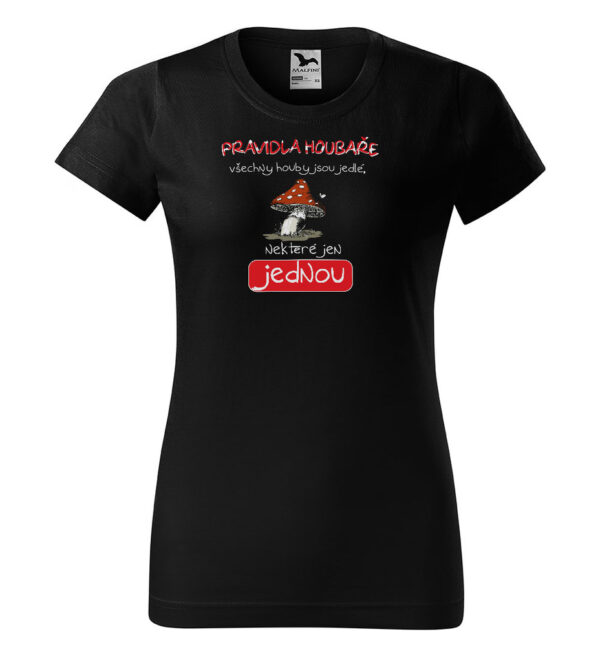 Tričko Pravidla houbaře (Velikost: XS