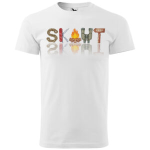 Tričko Skaut - nápis (Velikost: 2XL