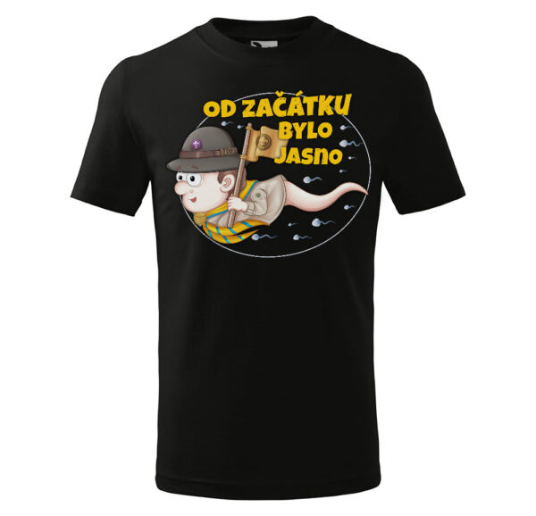 Tričko Skautská spermie - dětské (Velikost: 110
