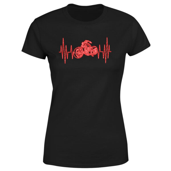 Tričko Srdeční puls – chopper (Velikost: 2XL