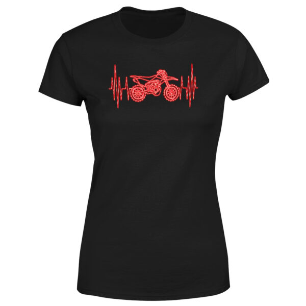 Tričko Srdeční puls – motocross (Velikost: 2XL