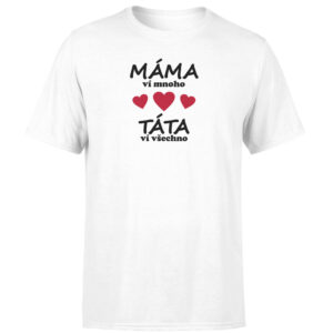 Tričko Táta ví všechno (Velikost: S