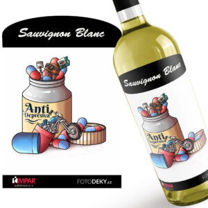 Víno Antidepresiva – chopper (Druh Vína: Bílé víno)